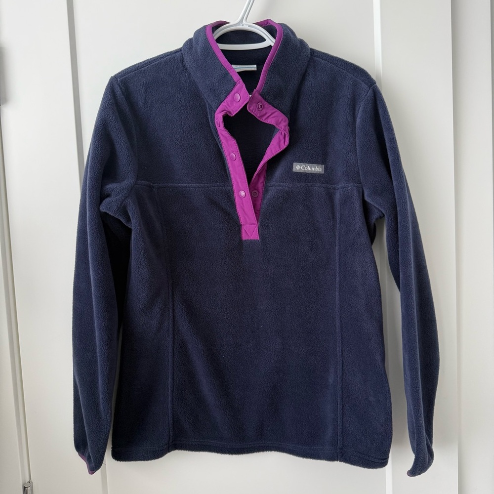 Columbia Dark Blue Fleece Jacket